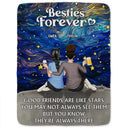 Our Memories Are Countless Our Friendship Is Endless - Personalized Fleece Blanket, Sherpa Blanket
