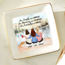 Gift For Bestie - Our Memories Are Countless Our Friendship Is Endless - Personalized Ring Dish