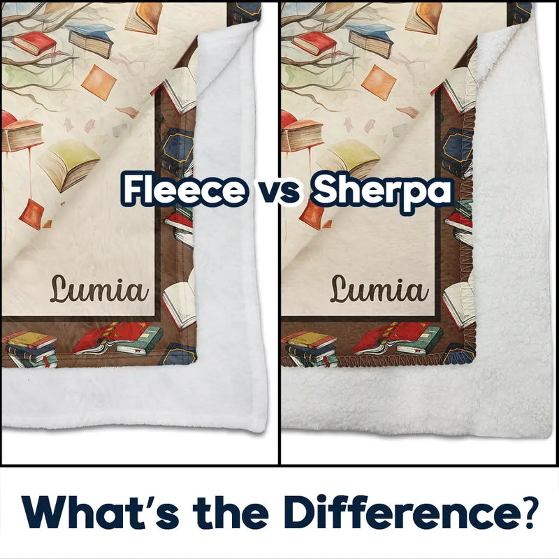 Reading,Gift For Yourself,Happy - This Is My Reading Blanket - Personalized Wearable Blanket