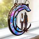 Memorial, Family - Memorial I'm Always Walk With You - Personalized Window Hanging Suncatcher Ornament