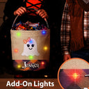 Adorable,Halloween,Gift For Kids,Icon - Halloween Boo Crew - Personalized Trick Or Treat Bag