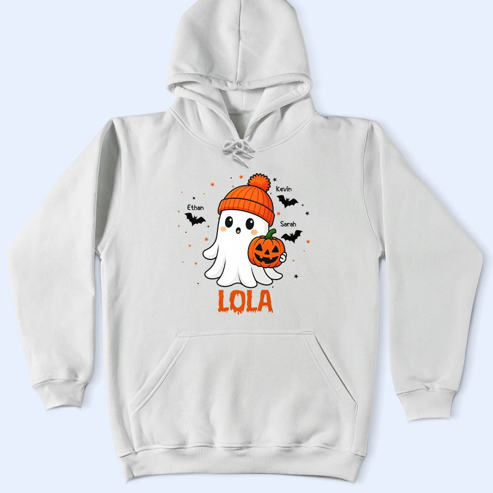Halloween,Gift For Grandma,Grandma - Grandkids,Happy - Halloween Boo Grandma Nana - Personalized T Shirt
