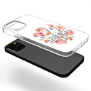 Gift For Mother,Gift For Grandma,Gift For Women,Love - Hand In Hand Birth Flower Grandma Mom - Personalized Clear Phone Case