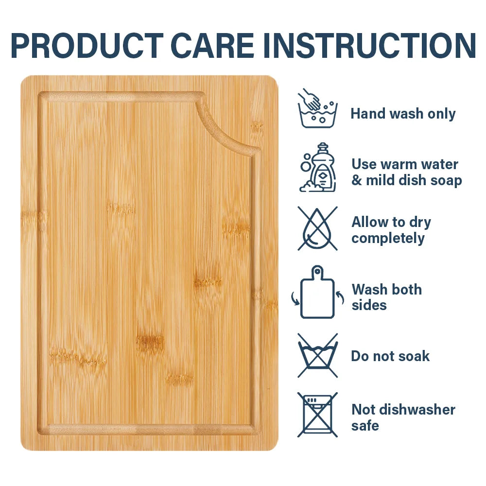 Handprints Best Dad Grandpa Papa Ever - Personalized Wooden Cutting Board