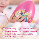 Easter,Happy,Gift For Kids,Parents - Happy Easter 3D Monster Truck Toy And Unicorn Alphabet - Personalized Fillable Egg