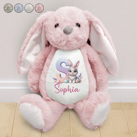 Happy Easter Bunny - Personalized Soft Toy Bunny