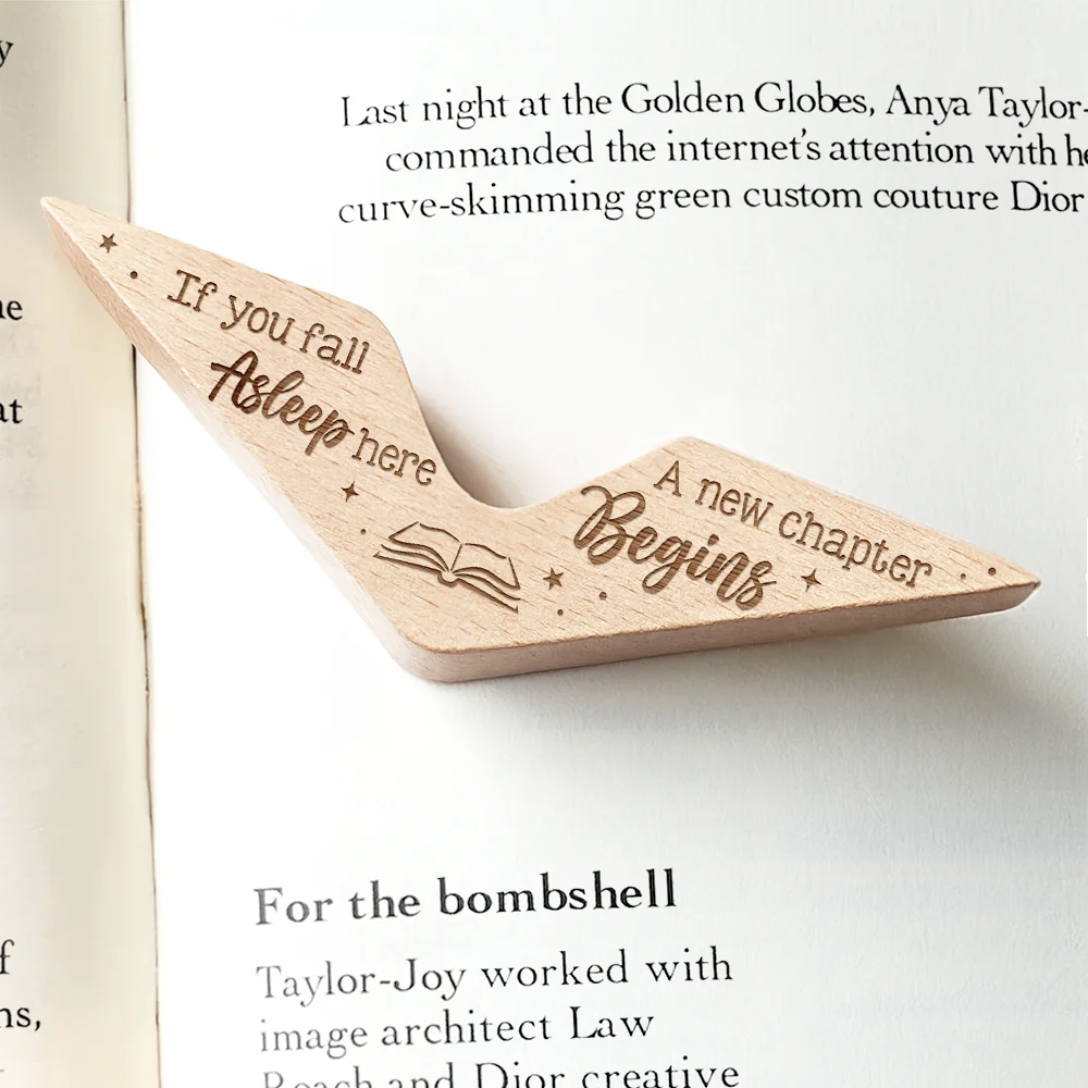 Gift For Yourself,Gift For Women,Gift For Men,Reading,Happy - Head In The Clouds Nose In A Book - Personalized Thumb Page Holder