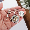 Sentimental, Custom Photo, Gift For Yourself, Wedding, Upload Full Photo - Here Is Something Old For Your Wedding Day - Personalized Lapel Pin
