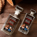Gift For Sisters, Gift For Bestie, Funny - Here's Your Reminder - Personalized Square Whiskey Bottle