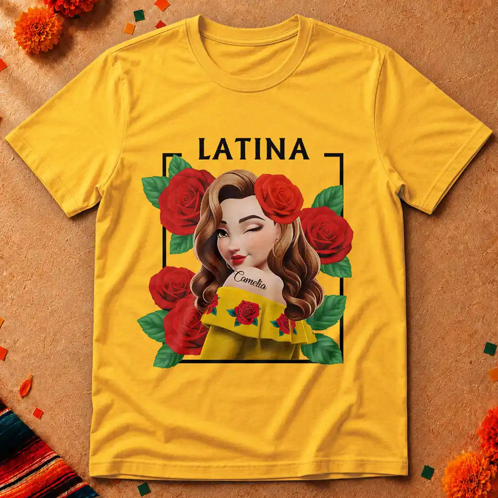 Hispanic Woman Latinos - Personalized T Shirt