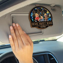 Parents, Family, Love, Happy, Gift For Father - Home Sweet Home Family - Personalized Custom Shaped Car Visor Clip
