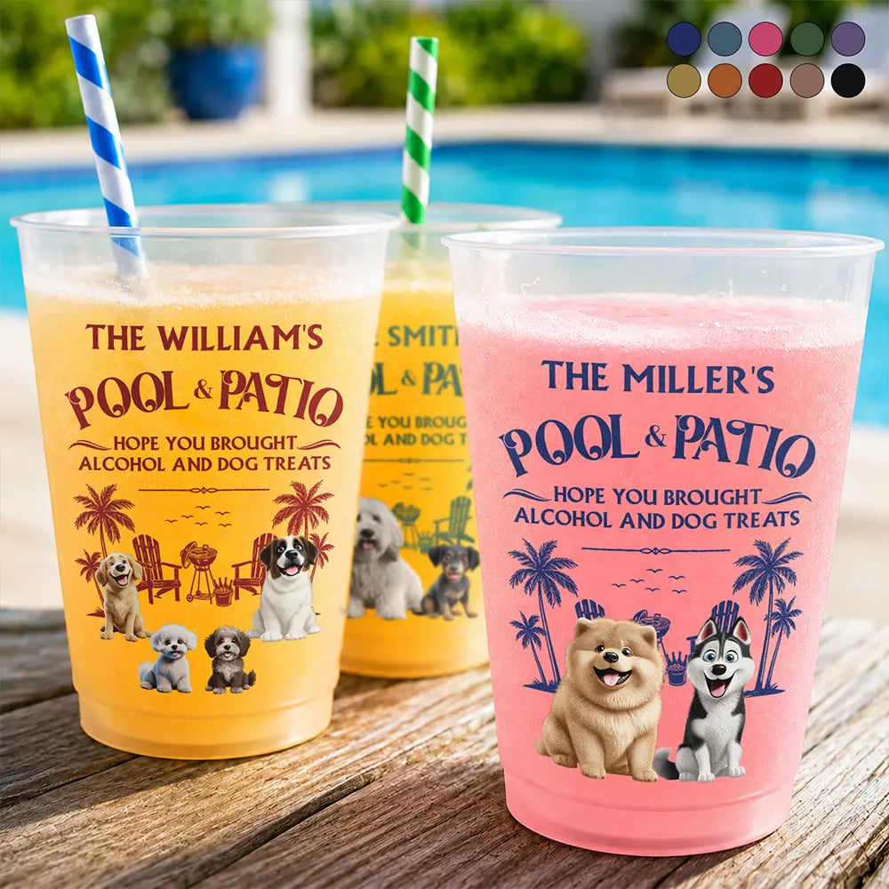 Hope You Brought Dog Treats - Personalized Frosted Cups