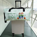 Gift For Couples, Gift For Husband, Gift For Wife, Gift For Men, Gift For Women, Travel, Love - Husband And Wife Travel Partners For Life - Personalized Duffle Bag