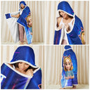 Gift For Yourself,Gift For Men,Gift For Women,Funny - I Am Gaming Do Not Disturb 3D Effect Gamer - Personalized Wearable Hooded Blanket