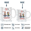 Gift For Couples, Gift For Women, Gift For Men ,Gift For Husban d,Gift For Wife, Gift For Girlfriend, Gift For Boyfriend ,Top Market, Old Couples, Love - I Met You Liked You Love You Keeping You 3D Effect Couple - Personalized Mug