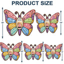Adorable, Back To School, Gift For Kids, Vector - I Am Smart Kind Brave Butterfly Flower Rainbow - Personalized Custom Shaped Metal Sign