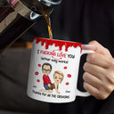 Old Couples,Gift For Couples,Gift For Husband,Gift For Wife,Gift For Boyfriend,Gift For Girlfriend,Love - I F*cking Love You Either Way Works - Personalized White Edge-to-Edge Mug