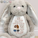 Love, Gift For Bestie, Gift For Sisters, Gift For Daughter - I Filled It With My Wishes Bestie Sister - Personalized Soft Toy Bunny