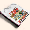 New Dad, Gift For Father - I Just Really Really Really Love My Daddy - Personalized Baby Onesie