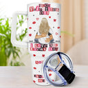 Old Couples,Gift For Couples,Gift For Husband,Gift For Wife,Gift For Boyfriend,Gift For Girlfriend,Love - I Love You Every Day Ransom Note Style - Personalized 40oz Tumbler With Straw