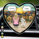 Memorial, Sad, Pet Lovers, Dog Lovers, Cat Lovers, Custom Photo - I Miss You Memorial Dog Cat - Personalized Acrylic Car Vent Clip