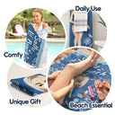 Gift For Women,Gift For Yourself,Summer,Beach,Travel,Happy - I Need Some Vitamin Sea - Personalized Turkish Beach Towel