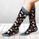 Gift For Yourself, Gift For Women, Reading, Happy, Gift For Men, Christmas - I Really Do Need All These Books - Personalized Socks