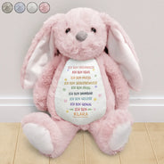 Gift For Kids,Gift For Grandkids,Gift For Daughter,Gift For Son,Gift For Sibling,Gift For Sisters,Gift For Brothers,Love,German - Ich Bin Geliebt - Personalisierter Stoffhase