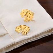 Confident, Gift For Men, Gift For Yourself, Wedding, Icon - Impressive Logo For Men - Personalized Cufflinks