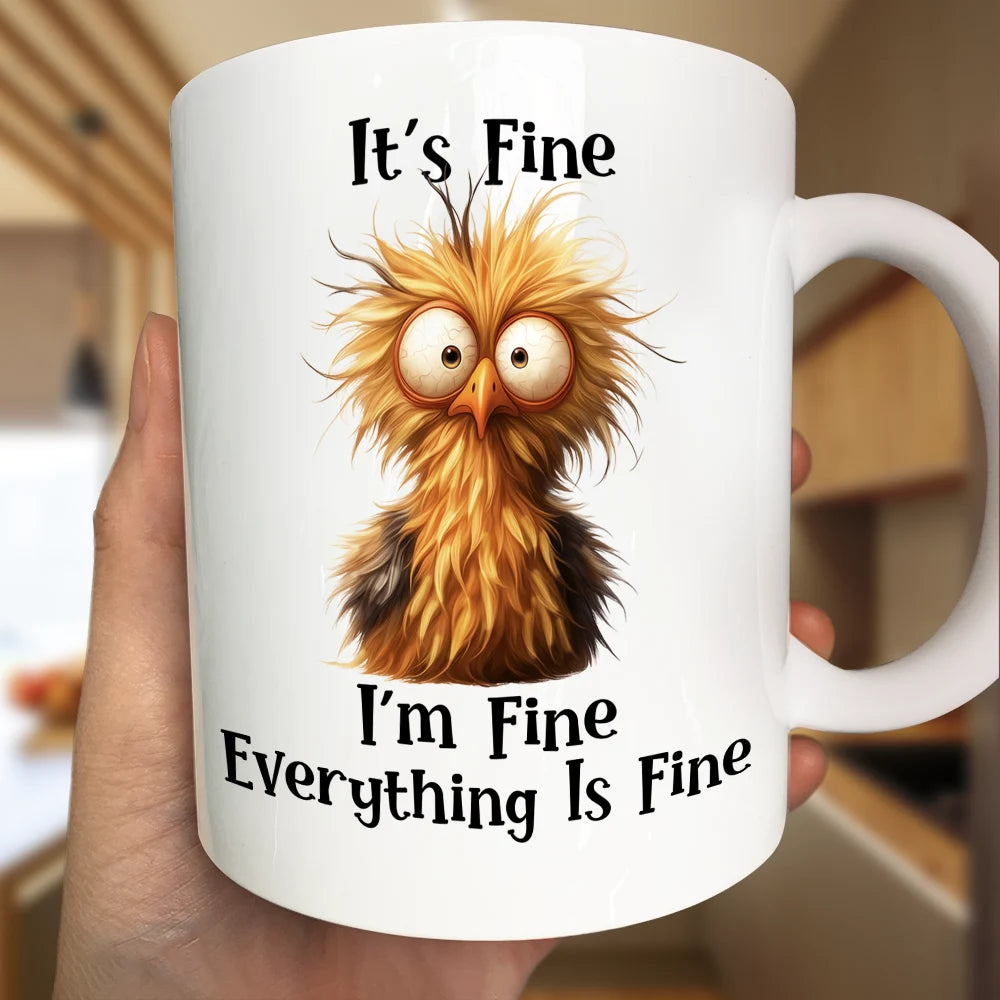 Funny, Gift For Bestie, Gifts For Colleagues - It's Fine I'm Fine Everything is Fine - Personalized Mug