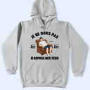 French,Non-Eng,Gift For Men,Gift For Yourself,Humorous,Vector - Je Repose Mes Yeux - T-Shirt Personnalisé