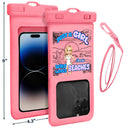 Gift For Yourself, Gift For Women, Gift For Men, Travel, Beach, Happy - Just A Girl Boy Who Loves Beaches - Personalized Waterproof Phone Pouch
