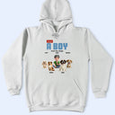 Dog Lovers,Dog Mom,Dog Dad,Pet Lovers,Happy - Just A Girl Boy Who Loves Dogs - Personalized T Shirt