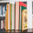 Reading, Happy, Gift For Yourself - Just A Girl Who Loves - Personalized Wood Book Ends