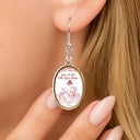 Gift For Yourself,Gift For Women,Happy,Reading - Just A Girl Who Loves Books - Personalized Acrylic Earrings