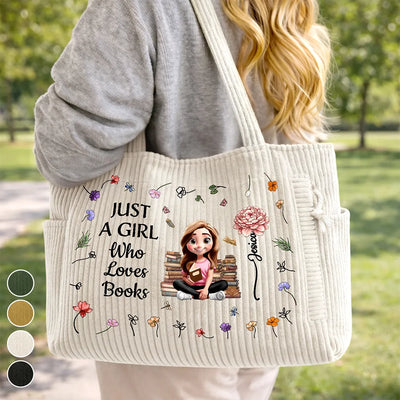 Corduroy Tote Bag