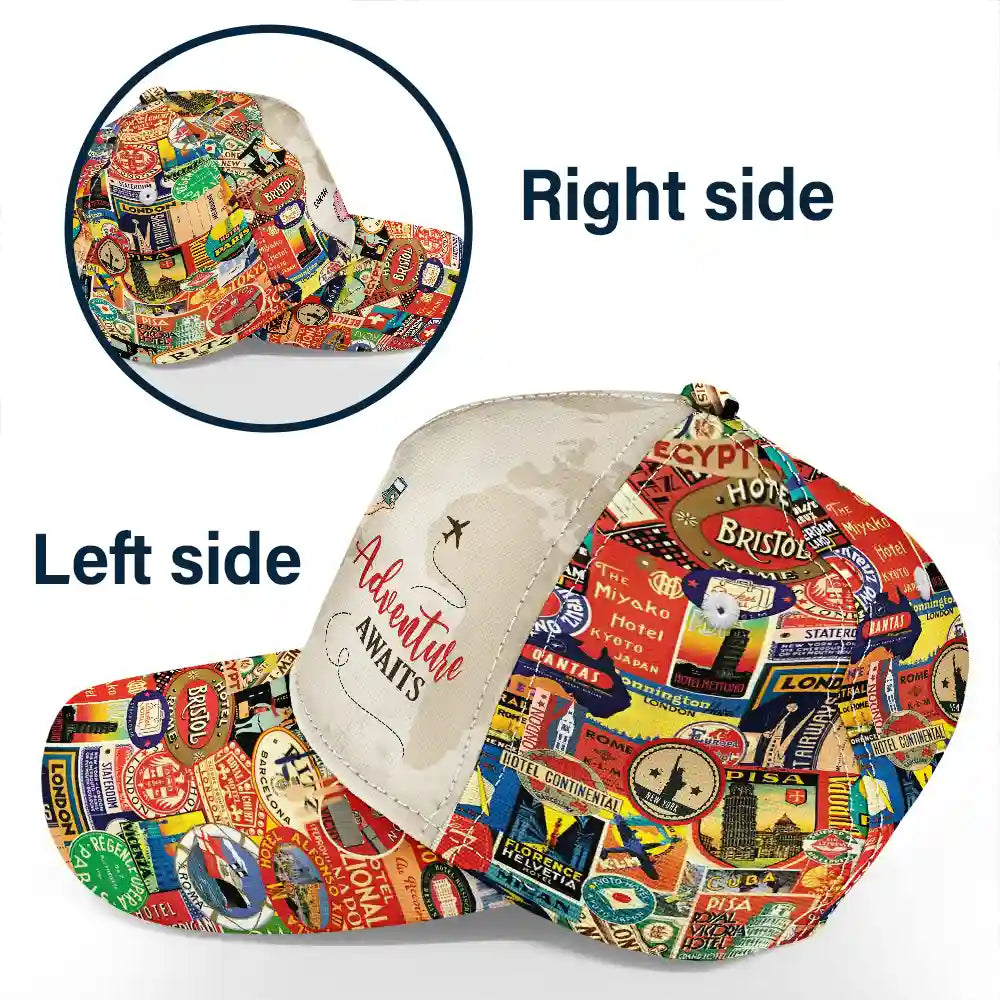 Travel, Gift For Yourself, Happy, Gift For Men, Gift For Women - Just A Girl Who Loves Traveling - Personalized Classic Cap