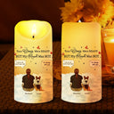 Pet Lovers, Dog Lovers, Cat Lovers - You Were My Favorite Hello And Hardest Goodbye - Personalized Flameless LED Candle