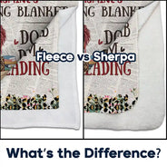 Reading, Gift For Yourself - Leopard My Reading Blanket - Personalized Fleece Blanket, Sherpa Blanket
