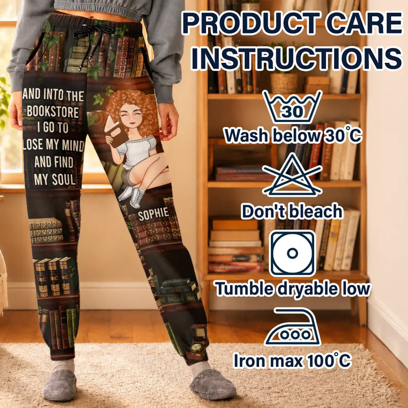 Just A Girl Who Loves Books - Personalized Pajama Pants