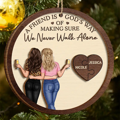 2-Layered Wooden Ornament