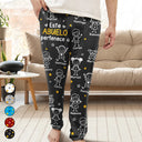 Gift For Women,Gift For Men,Parents,Gift For Mother,Gift For Grandpa,Gift For Father,Gift For Grandma,Gift For Grandparents,Love,Spanish - Este Abuelo Esta Abuela Este Papá Esta Mamá Pertenece A - Pantalón De Pijama Personalizado