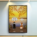 They Still Talk About You - Dog Memorial Gift - Personalized Custom Poster