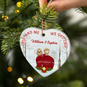 You Me We Got This - Christmas Gift For Couple - Personalized Custom Heart Ceramic Ornament