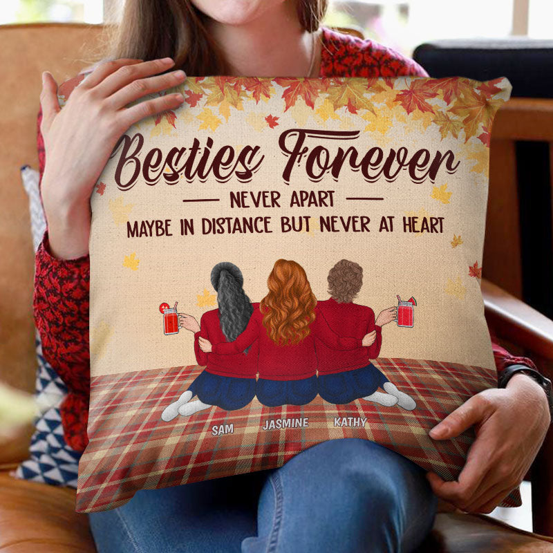 Bestie It's Not What We Have In Life - Gift For Best Friends - Personalized Custom Pillow