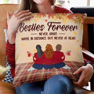 Bestie It's Not What We Have In Life - Gift For Best Friends - Personalized Custom Pillow