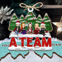 You And I Are More - Christmas - Gift For Siblings, Sisters, Brothers, Besties, Coworkers - Personalized Wooden Card With Pop Out Ornament