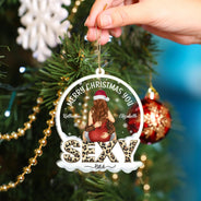 You Sexy Thing - Christmas Gift For Couples - Personalized Custom Shaped Acrylic Ornament