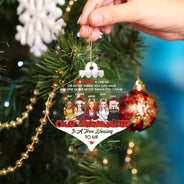 True Blessing To Me - Christmas Gift For Bestie - Personalized Custom Shaped Acrylic Ornament