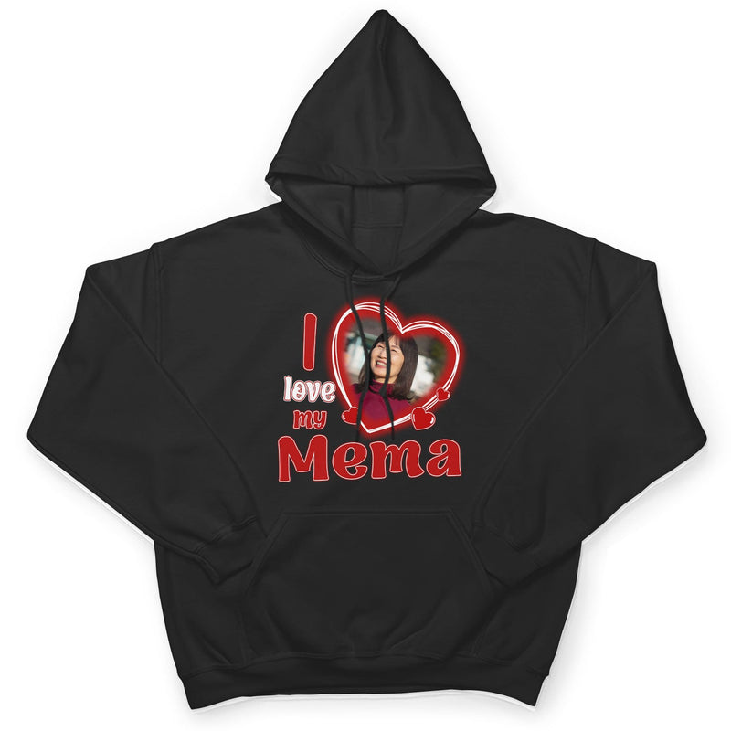 Custom Photo I Love My Mom - Gift For Mother - Personalized T Shirt